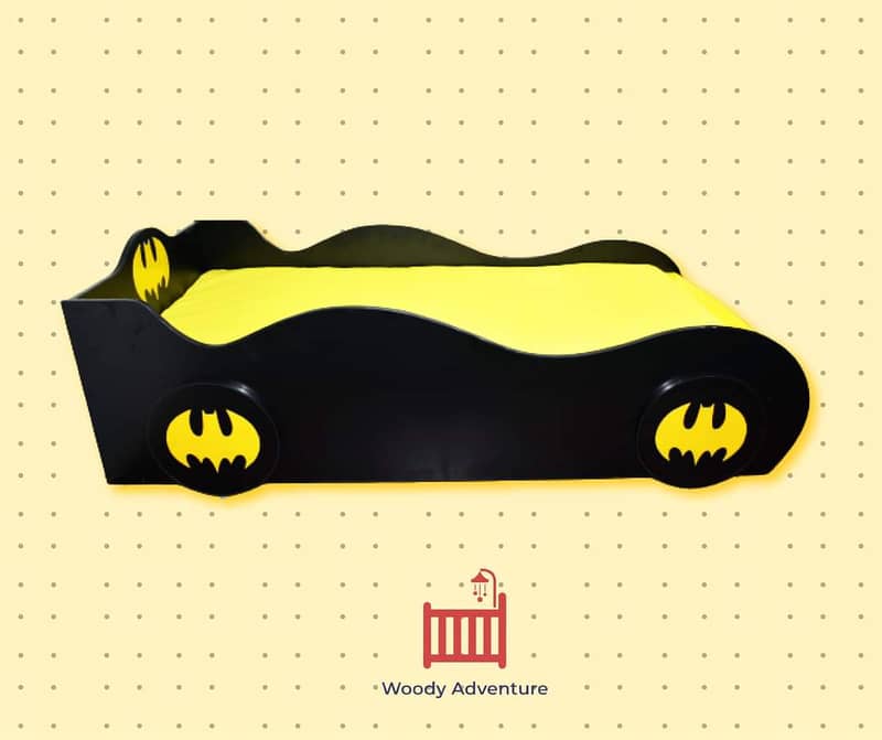 Batman Car Bed with light , Bedroom Sale in Pakistan 3