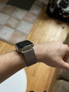 apple watch series 7 gold stainless steel