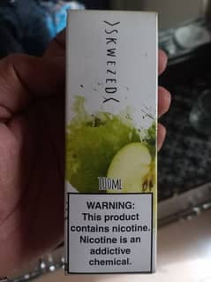 Vape Juice / Flavour-Original Skwezed Green Apple 6MG , 100ML
