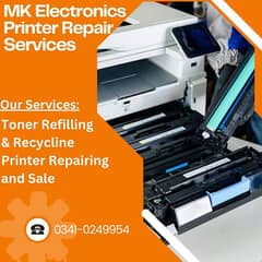 Printer Repairing and Toner Refilling