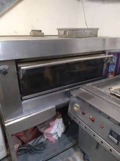 Pizza oven , fryer ,burger and shawarma grill