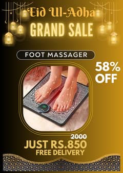 Grand  Eid with Grand sale on, foot massager,Yoga Mat ,Massager