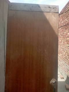 wooden door 7/3 fit frame quality 100%okay and good quality