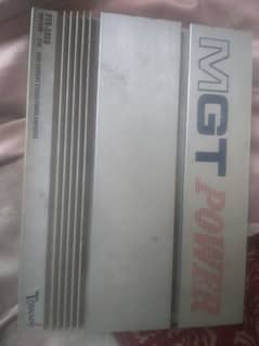 MGT high current stereo power AMP with 2 channel