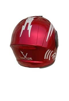 full face motorcycle helmet, Maroon colour