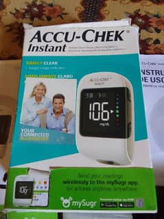 Blood Glucose meter  accu check Instant  Blood Glucose meter Bluetooth