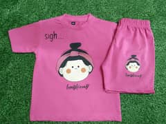 kids t-shirt with shorts