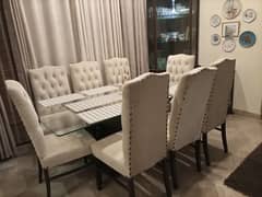 8chairs dinning table