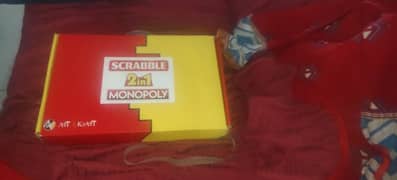 monopoly 2in1 Scrabble scarrable new game