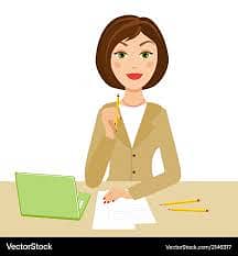 female office secertry required