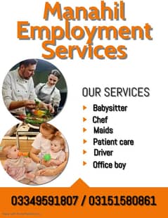 All domestic staff available Maid/ Chinese cook/Nanny/Chef/Driver
