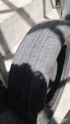 pair of HI FLY tyres 75% remaining