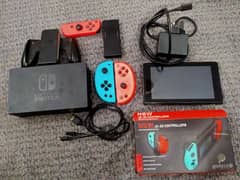 Nintendo switch v2 with extra controllers