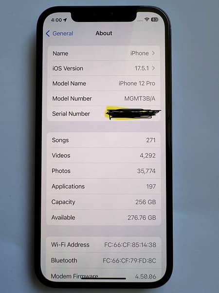 iPhone 12 Pro - 256 GB - Physical & eSim Model 8