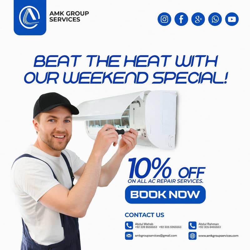 Ac Service on in 1500 & Gas Charge | Ac Maintenance/AC Repair 0