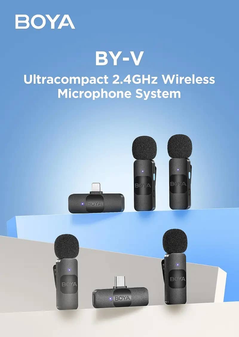 BOYA DUAL WIRELSS MIC 3 YRS WARRANTY 1