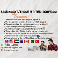 All kind of Academic Writing Services.
