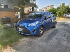 Toyota vitz 2018 model import 2022 Blue color home used