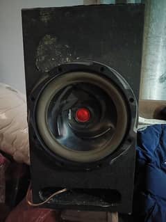 Sound system woofer 4 amplifier speakers