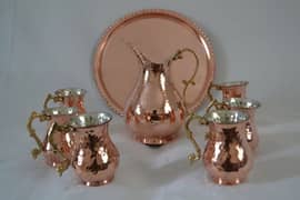 full copper glasses set