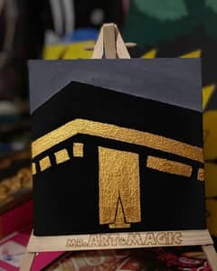 kaaba painting on canvas