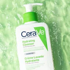 cerave hydrating cleanser + cerave foaming cleanser