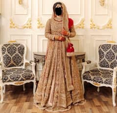 Orignal Baraat Maxi Dress from Libas-e-Khaa with gote ka kaam.