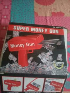 new box pack only one day used money gun