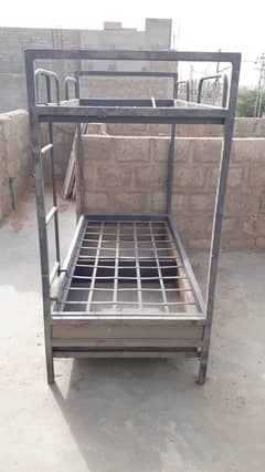 Iron Double Bunker Bed for Kids - Urgent Sale