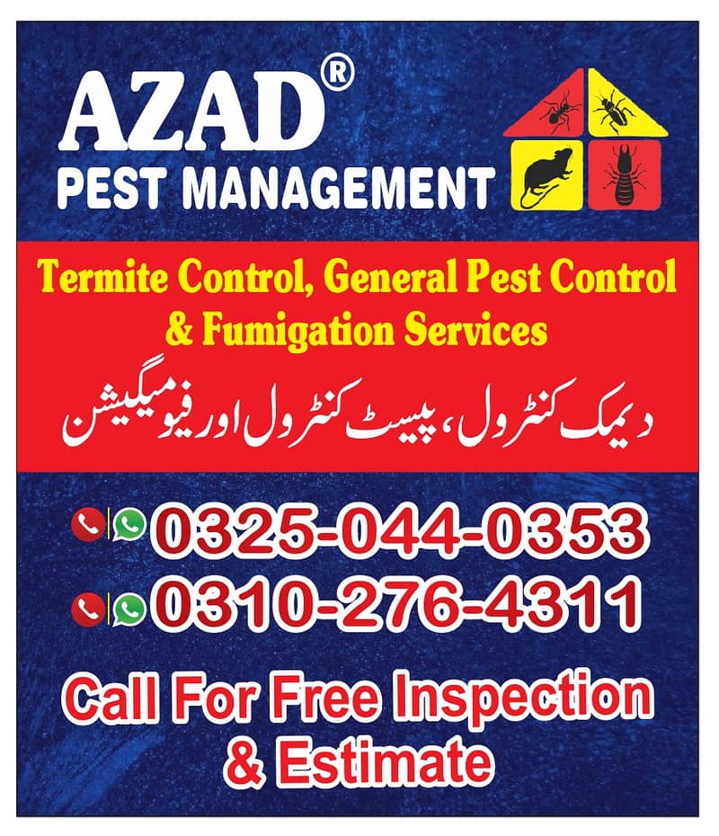 Termite | Deemak | Pest Control| Fumigation Sahiwal, Okara & Pakpattan 5