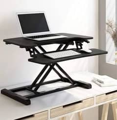 Desk Converter, Height Adjustable Sit to Stand Riser, Dual Monitor