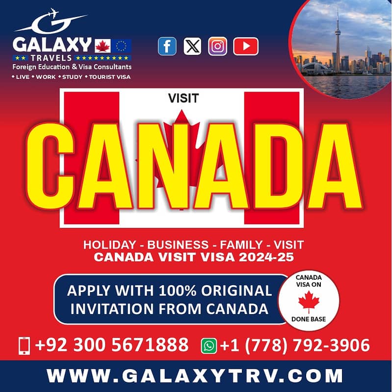 "CANADA Visa: Pay after Approval!" 10