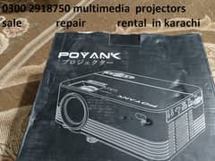 l. e. d hdmi multimedia projector o3oo 291875o