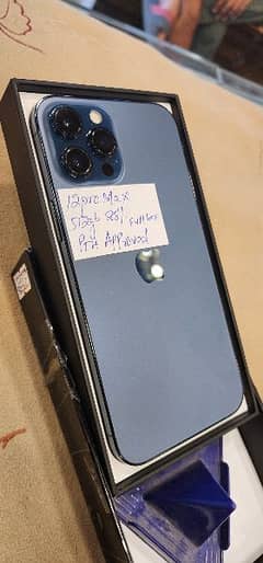 IPHONE 12PRO MAX 512GB OFFICAIL PTA APPROVED FULL BOX 88% BATTERY