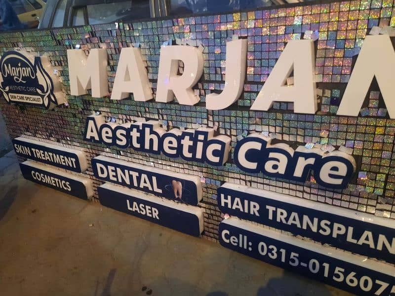 Panaflex printing //3D LED sign board 2