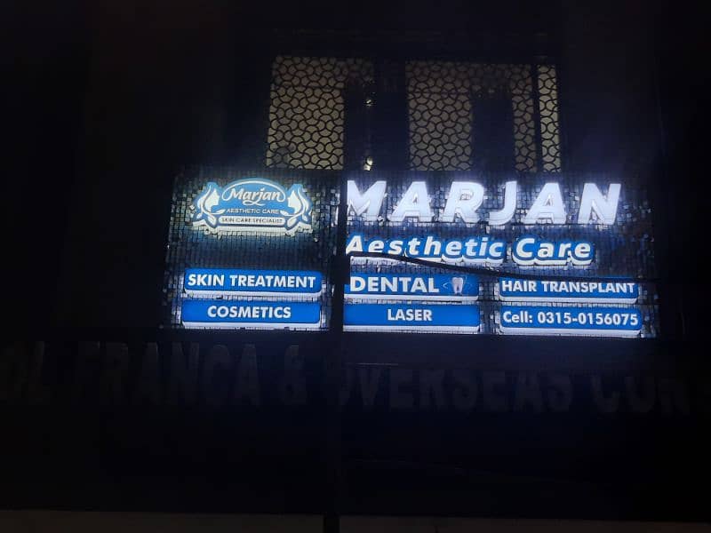 Panaflex printing //3D LED sign board 3