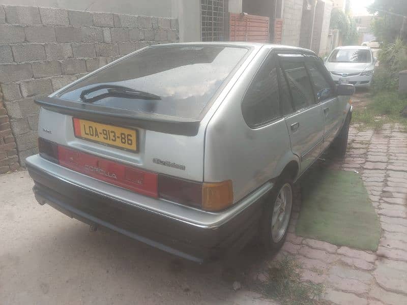 Hack back Toyota corolla 1986 2