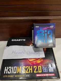 I3-9100f and Gigabyte H310m Combo with box