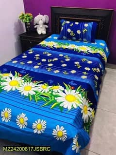 2 piece Caton printed single Bedsheets