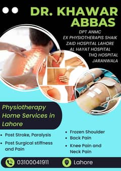 Physiotherapy Home Sevice in Lahore.