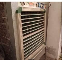 Room cooler with iron stand