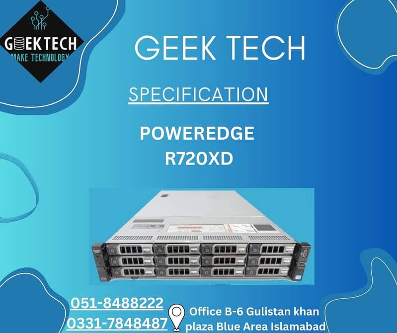 dell POWEREDGE R720 server 2u xeon 0