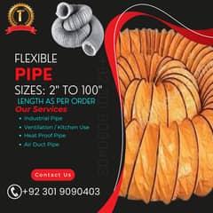 Flexible Pipe | Air duct pipe | Kitchen Pipe | Industrial/Textile Pipe