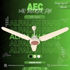 Alfalah Fans 30 Watts | Magnum Model | Off White | Remote Controlled