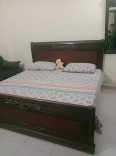 bed and mattress