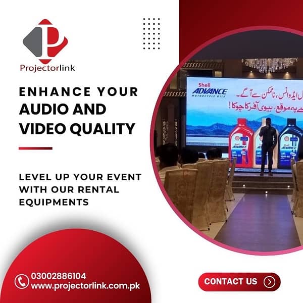 Rent Projectors SMD Screens and Sound Systems on rent in karachi 7