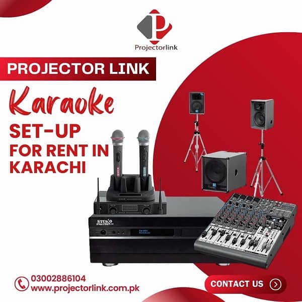 Rent Projectors SMD Screens and Sound Systems on rent in karachi 13