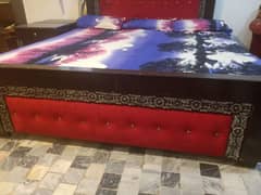 Used queen size bed set ( side tables amd dressing table. )