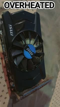MSI Addition AMD Radeon R7 250 (Overheated/Broken)