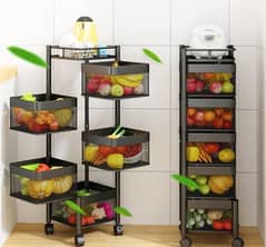 5 layer rotatable fruit Basket COD available